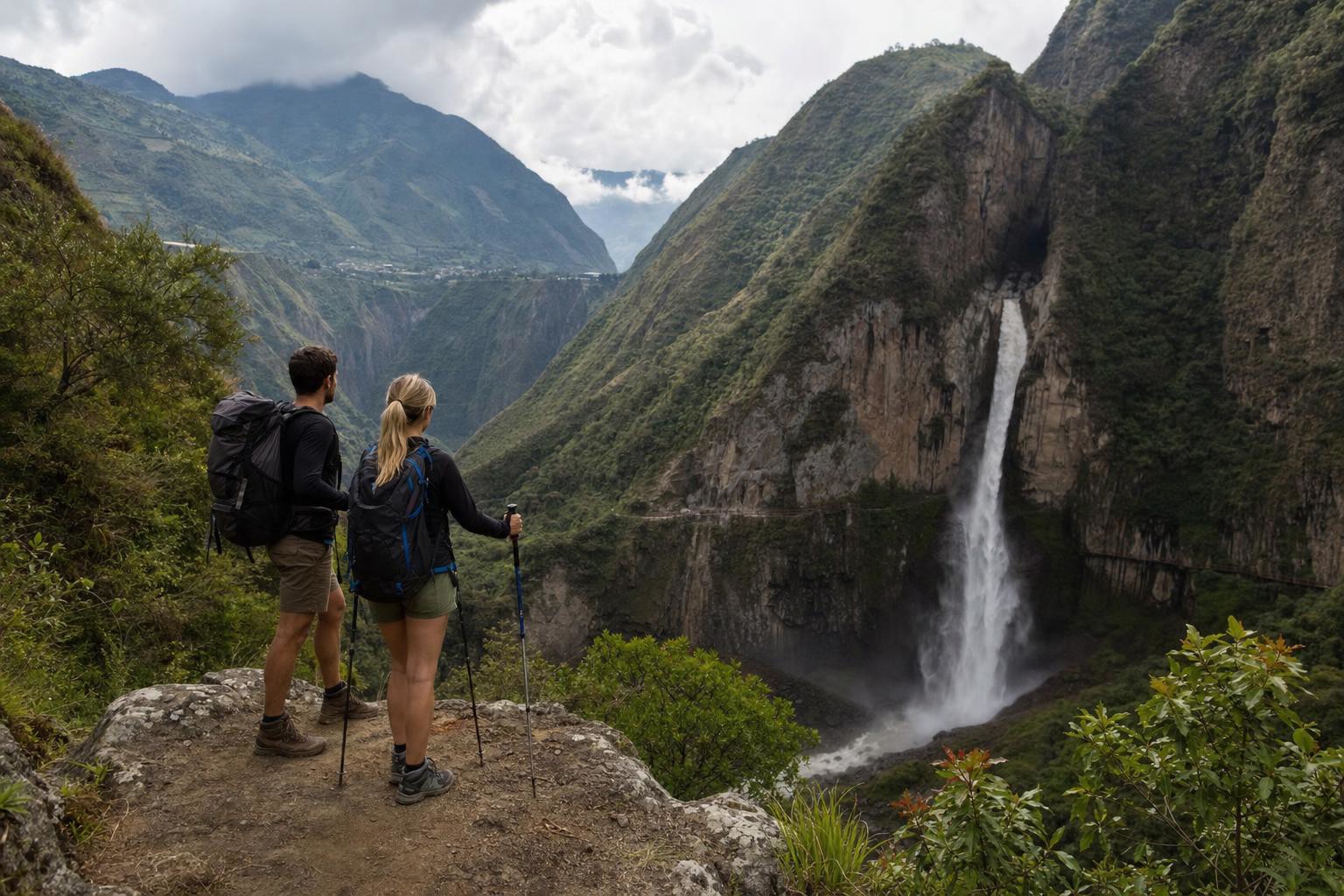 Wandern in Baños de Agua Santa