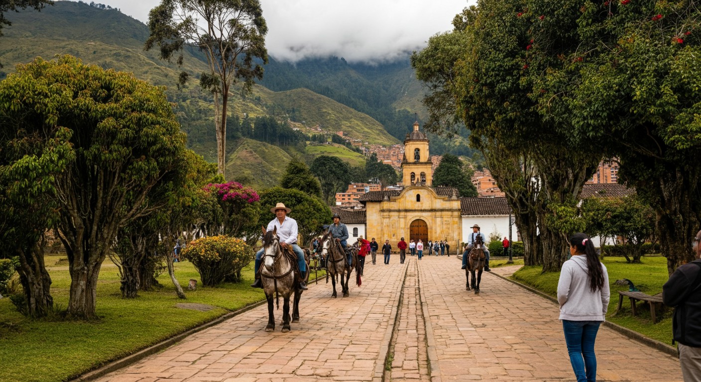 Balade à cheval à Bogota