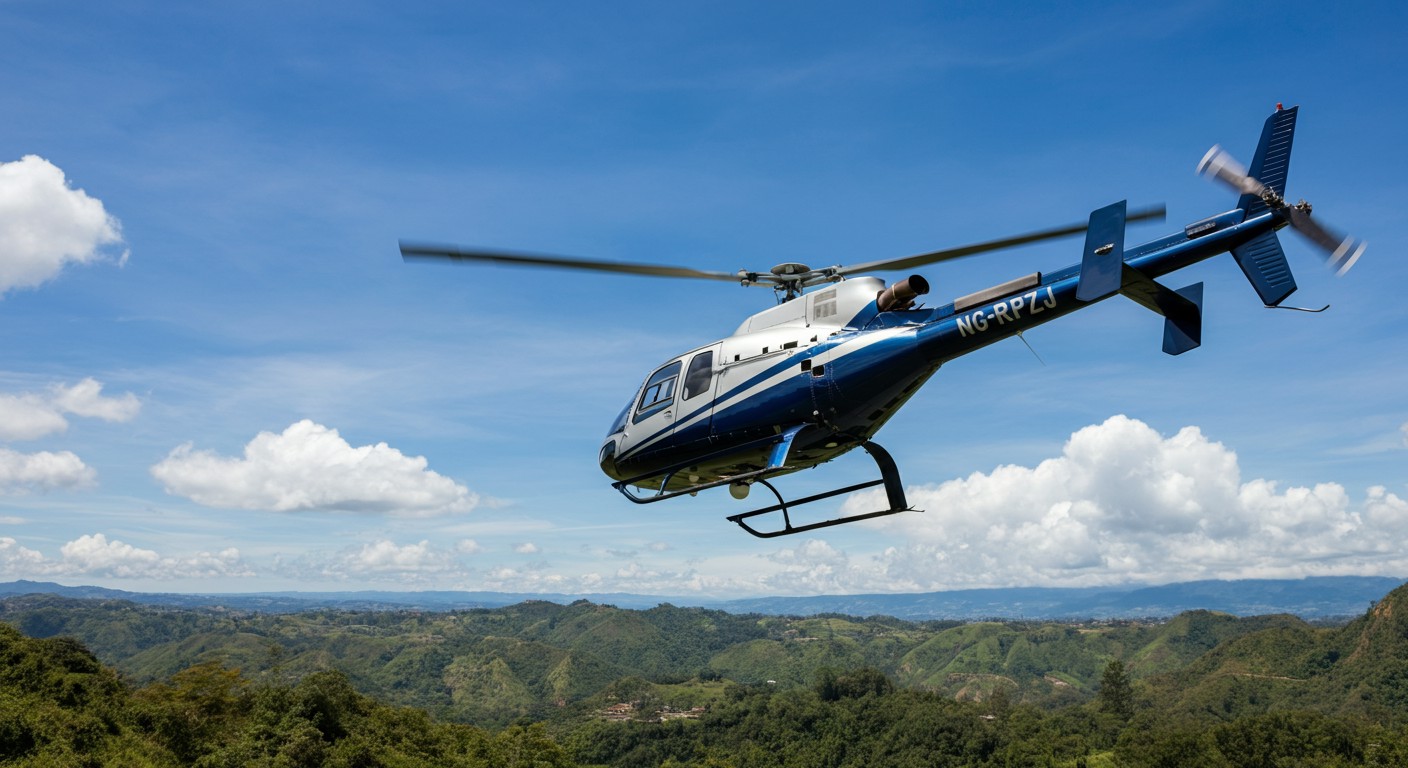 Balade en hélicoptère à Bucaramanga