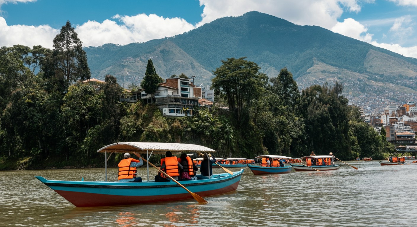 Passeio de barco em Cali