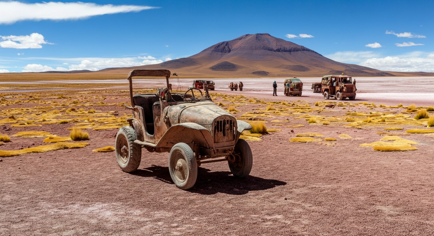 Shopping dans les Déserts de l'Altiplano