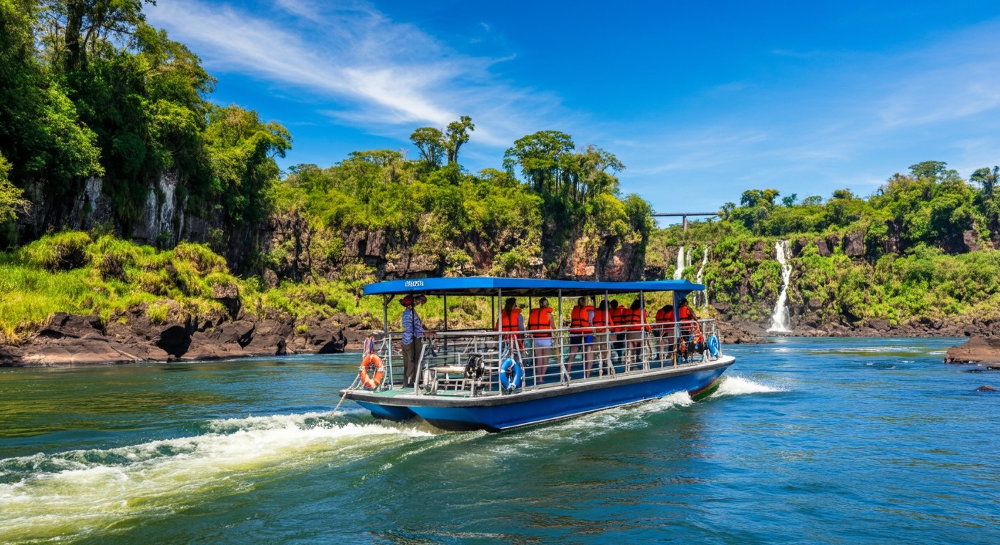 Excursion en bateau aux chutes d'Iguazu