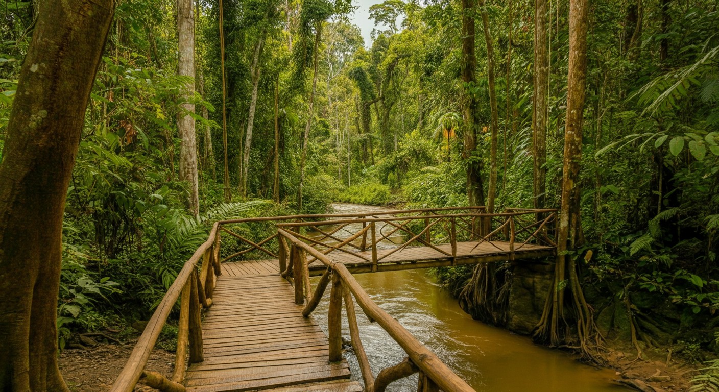 Tyrolienne à Iquitos : sensation forte garantie