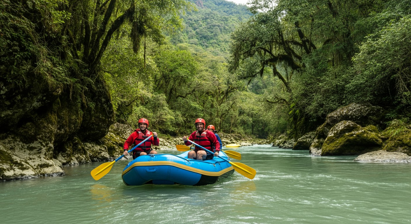 Rafting-Abenteuer in Entfernungen