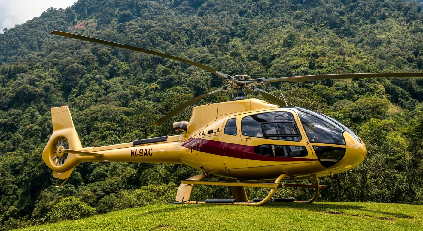 Hubschrauberflüge über Medellín