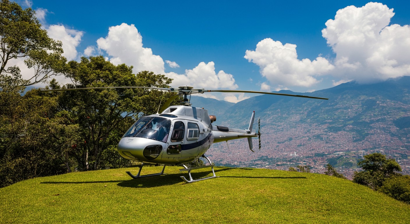 Helicopter Ride Over Medellin