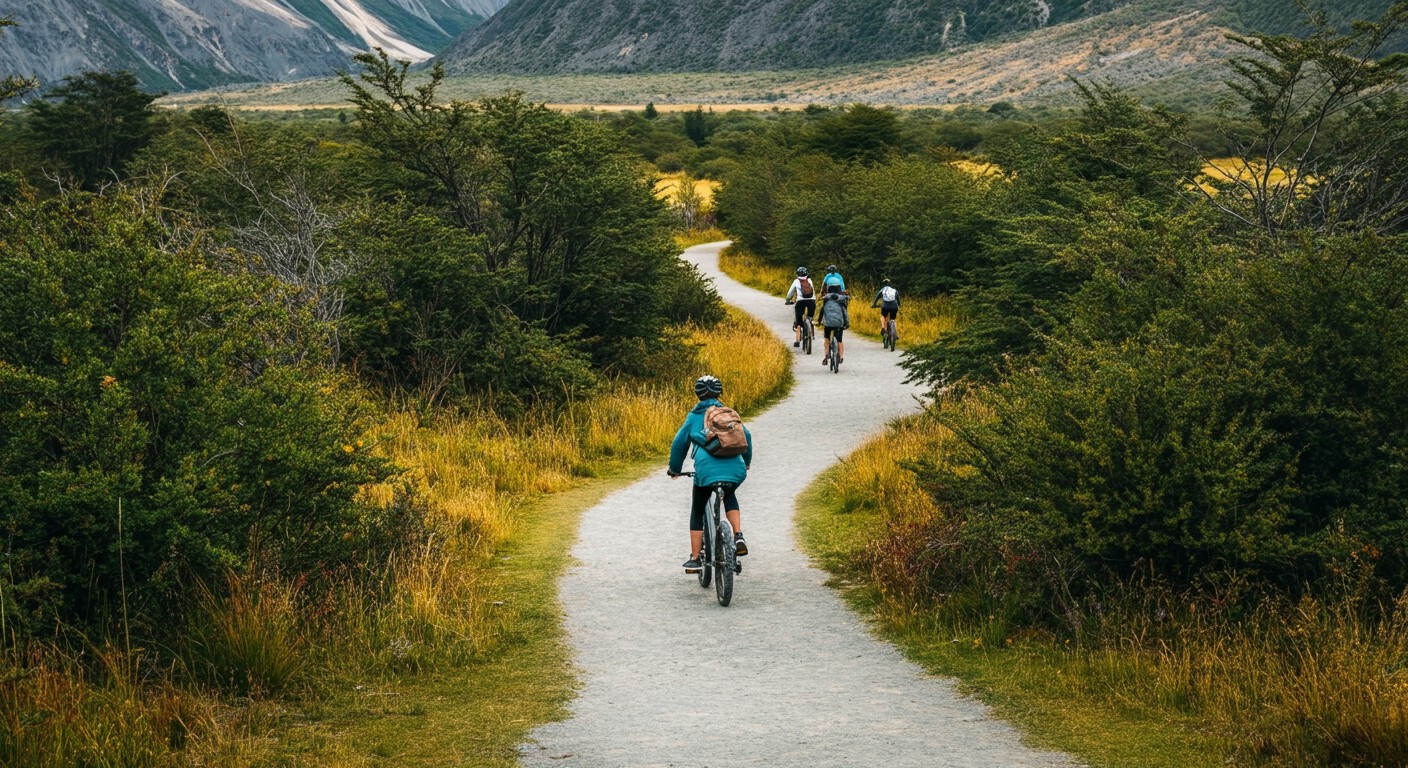 Excursões de bicicleta na Patagônia