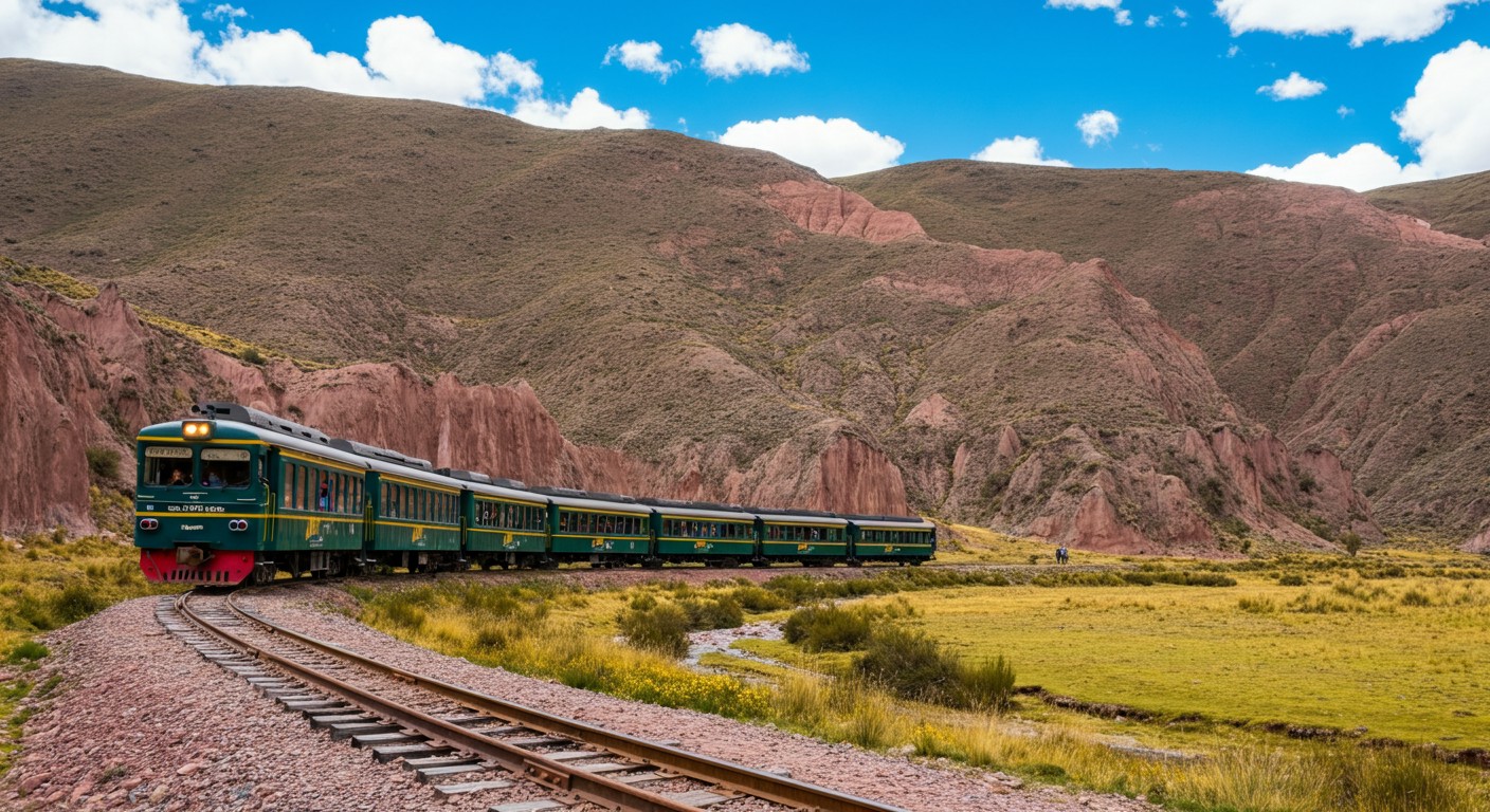 Viagem de trem em Purmamarca