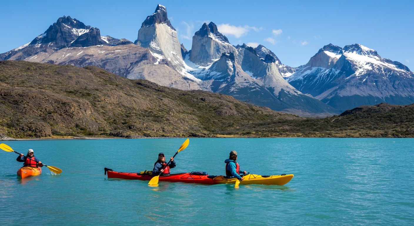 Kajaktouren im Torres Del Paine Nationalpark