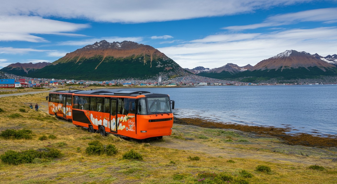 Promenade touristique à Ushuaia
