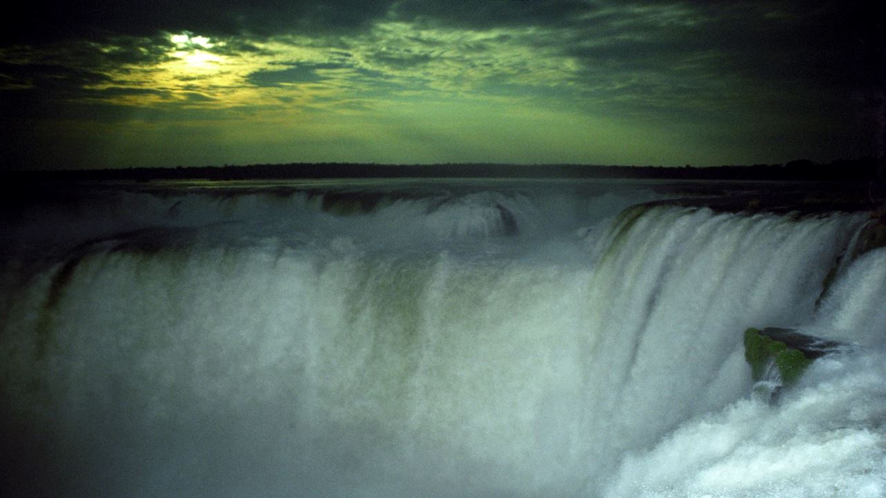 Iguazu Falls With Full Moon (3)