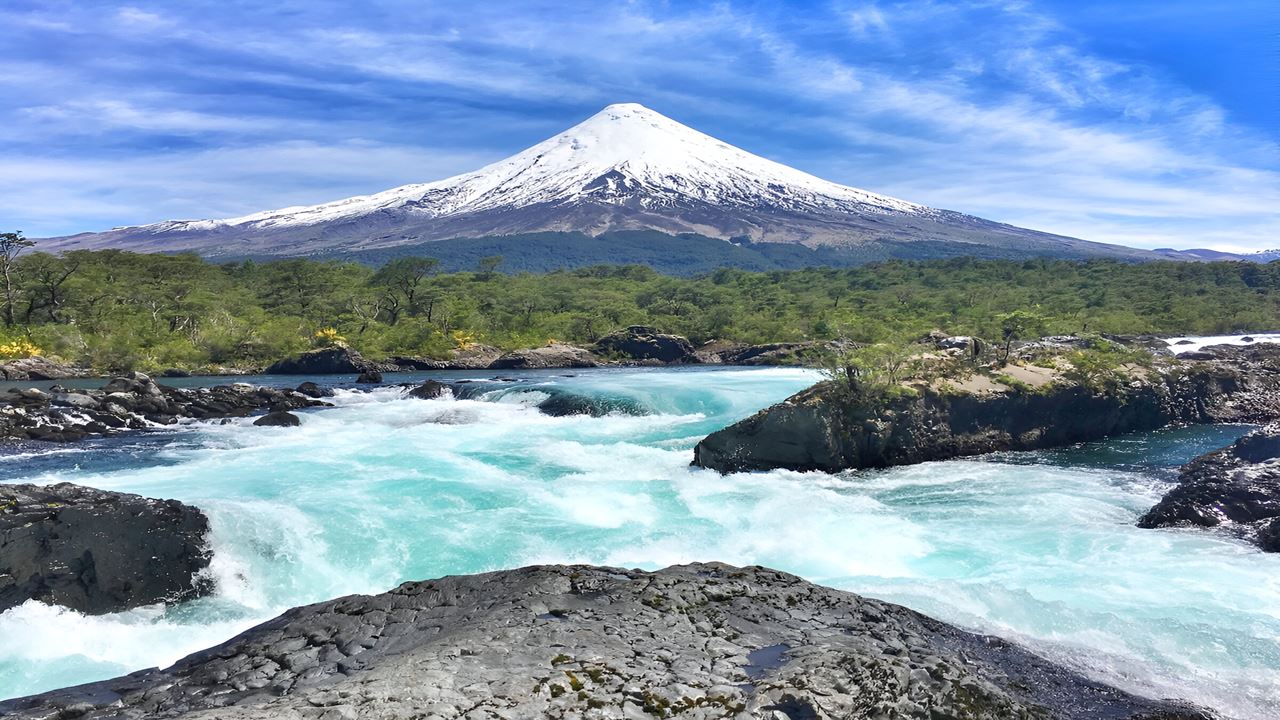 Vulcão Osorno E Lago Todos Los Santos Em Petrohue foto 1
