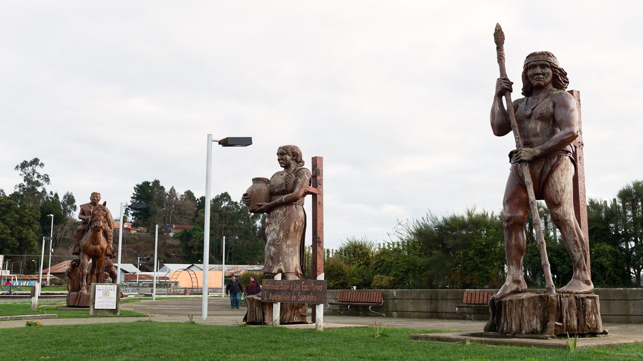 Comunidad Mapuche Lago Budi Desde Pucon foto 7