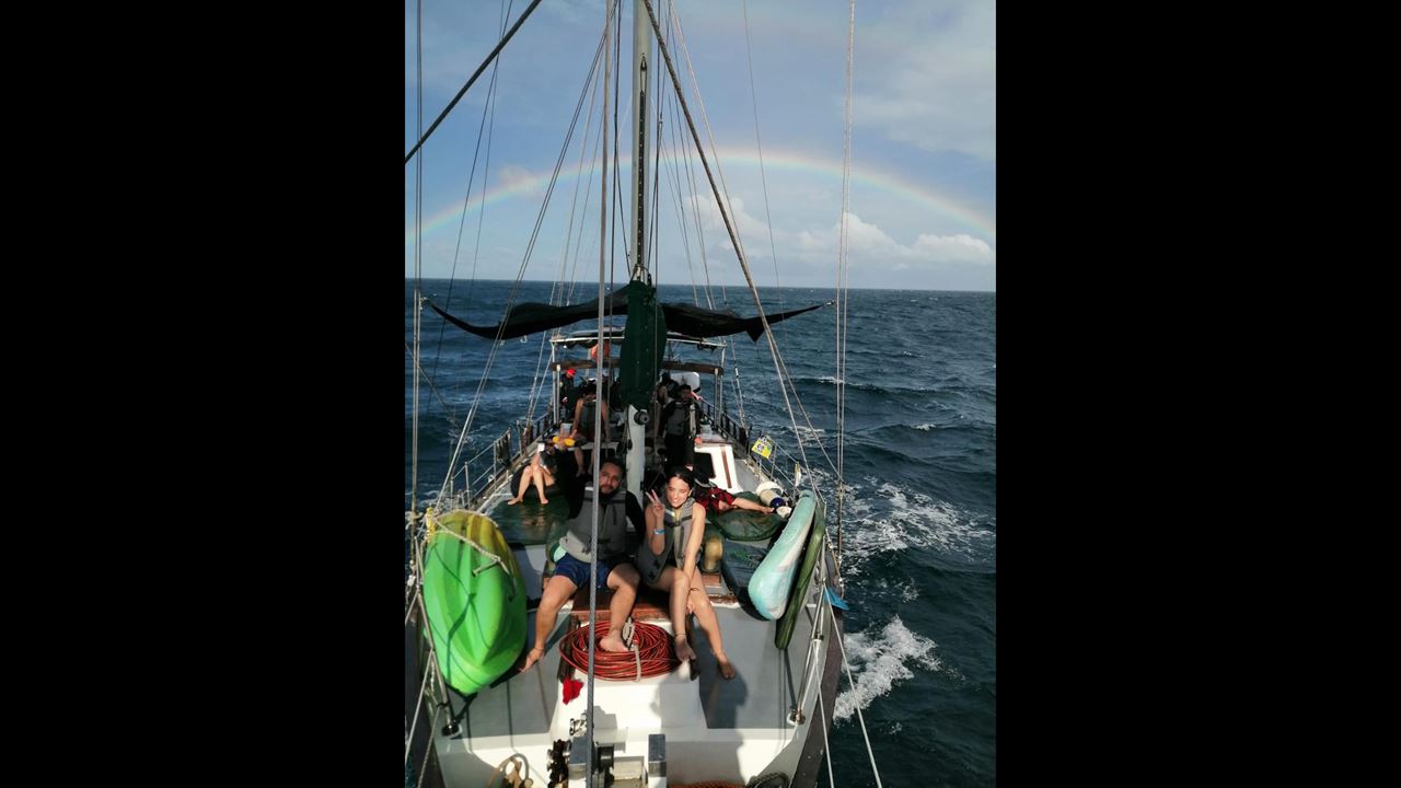 Dia Em Um Veleiro No Mar Do Caribe foto 6