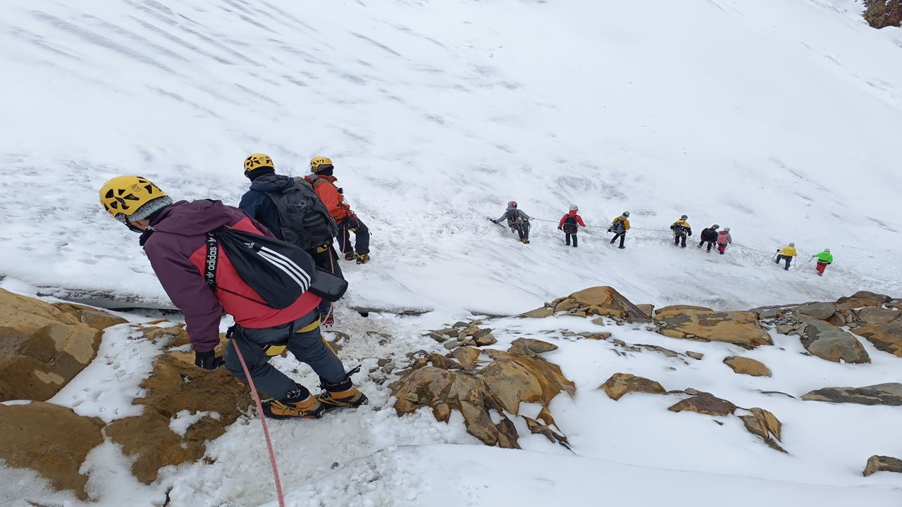 Escalada Nevado Mateo foto 8