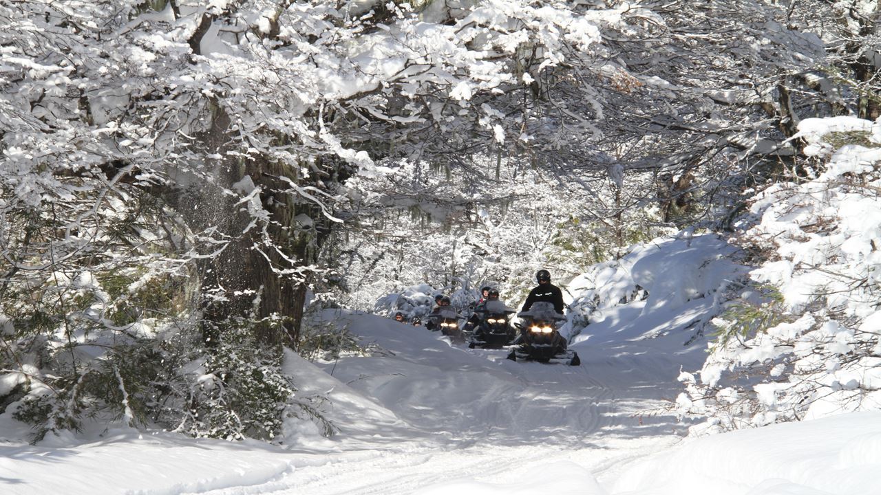 Fondue And Snowmobiles At Sunset In Cerro Catedral (4)