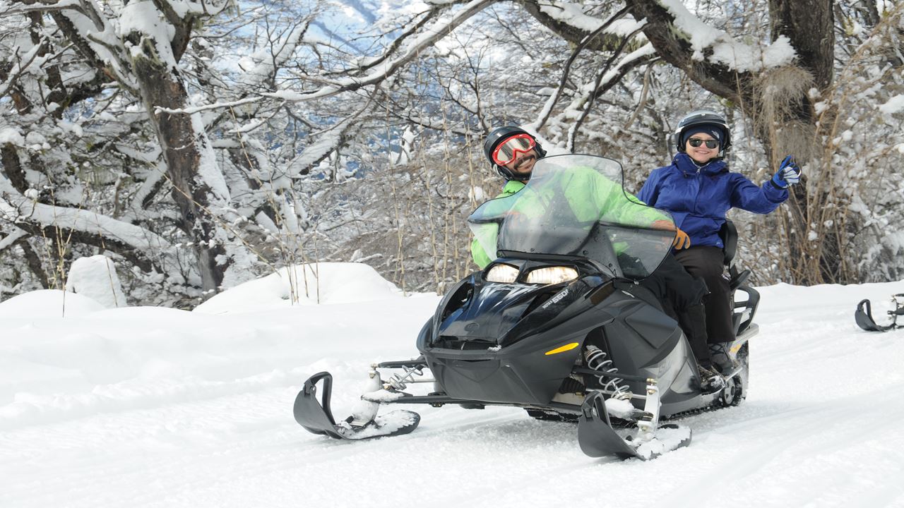 Fondue And Snowmobiles At Sunset In Cerro Catedral (0)