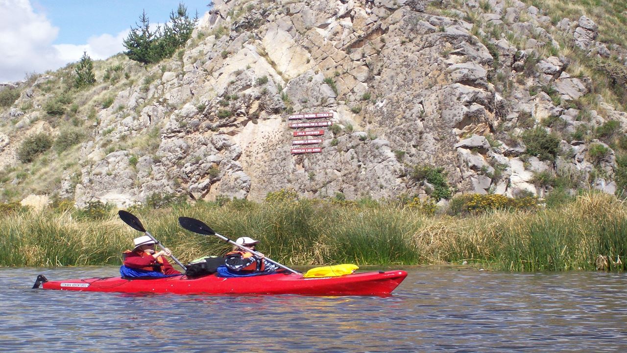 Kayaking At Lake Titicaca foto 3