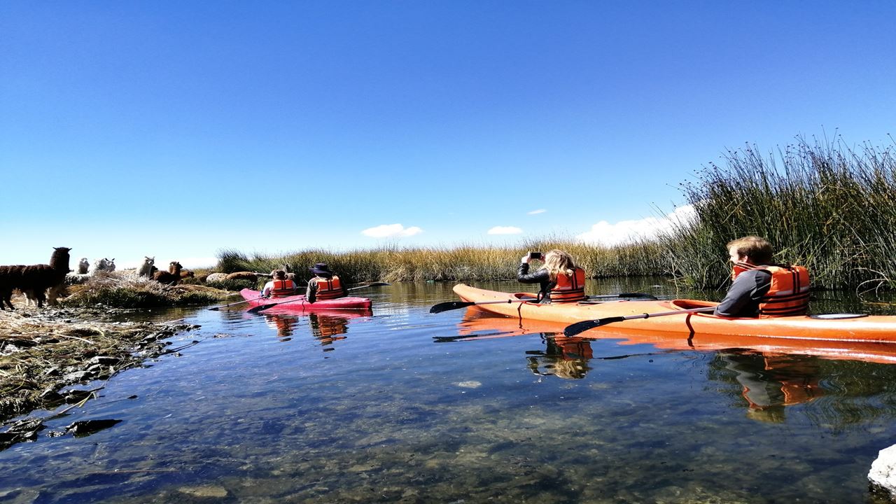 Kayaking At Lake Titicaca foto 9