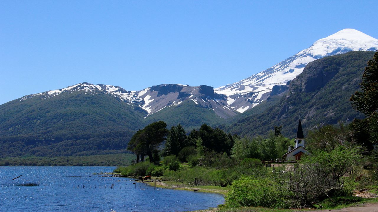 Lago Huechulafquen E Lanc Vulcão foto 3