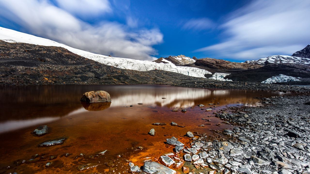 Gletscher Pastoruri Und Puya Raimondi foto 4