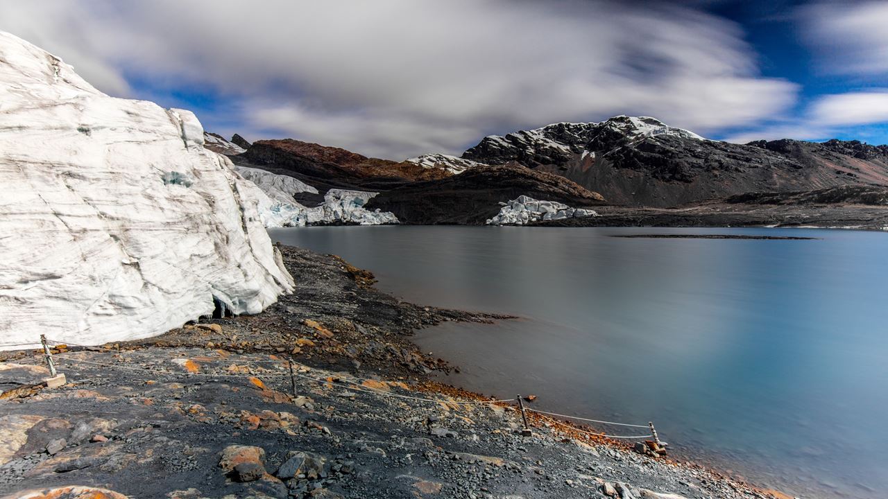 Gletscher Pastoruri Und Puya Raimondi foto 6