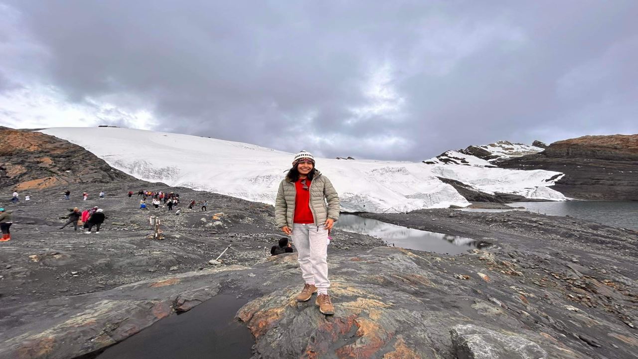 Gletscher Pastoruri Und Puya Raimondi foto 1