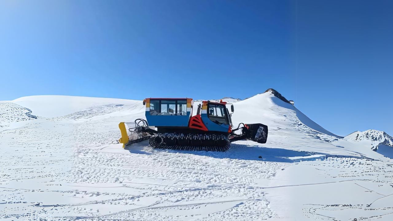 Passeio Com Máquina De Limpeza De Neve No Cerro Martial (0)