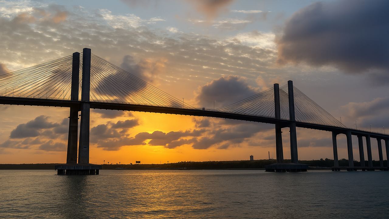 Pôr Do Sol No Rio Potengi foto 2