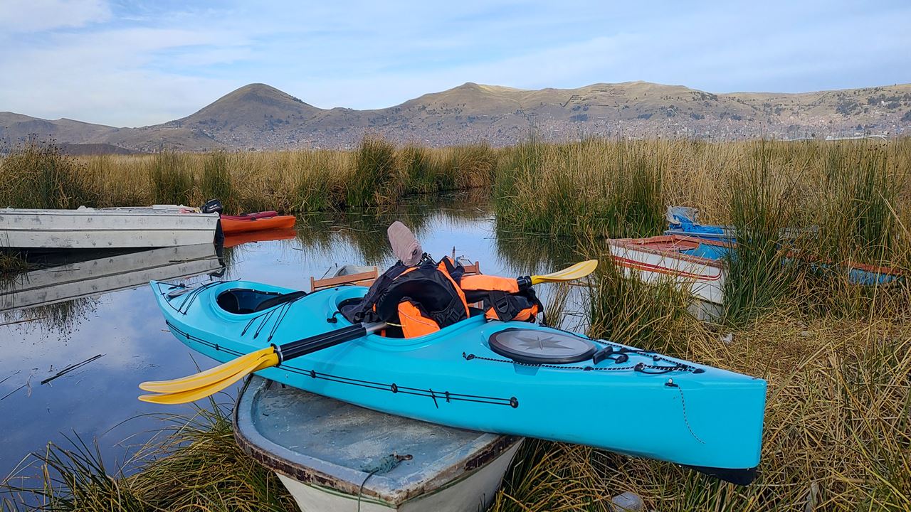 Uros-kajaktour Mit Aufenthalt Auf Der Insel Amantani foto 6