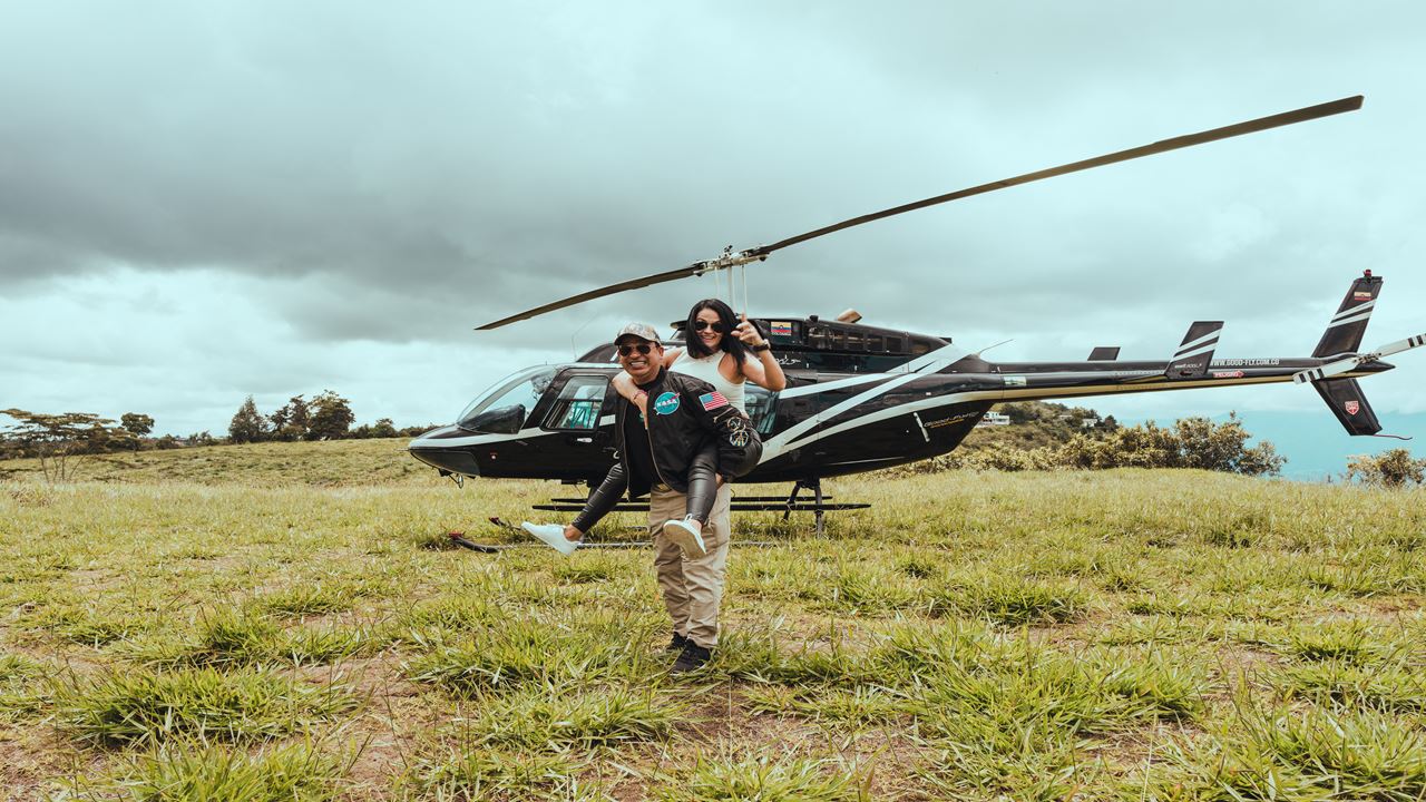 Helicopter Flight Chicamocha Canyon foto 1