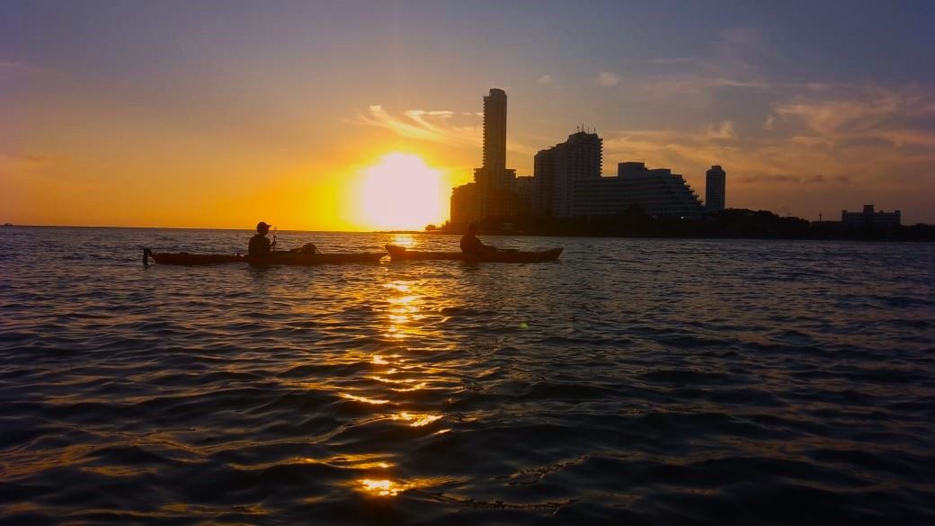 Coucher De Soleil À Carthagène En Kayak foto 1