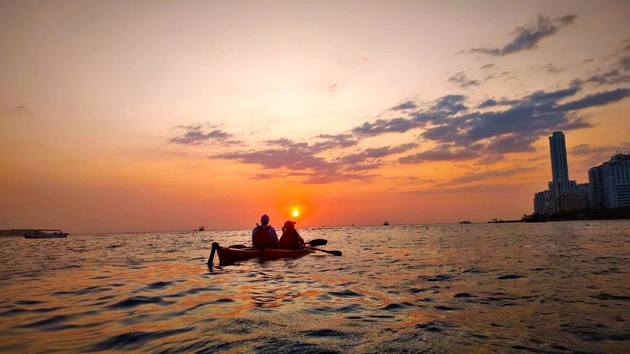 Coucher De Soleil À Carthagène En Kayak foto 3