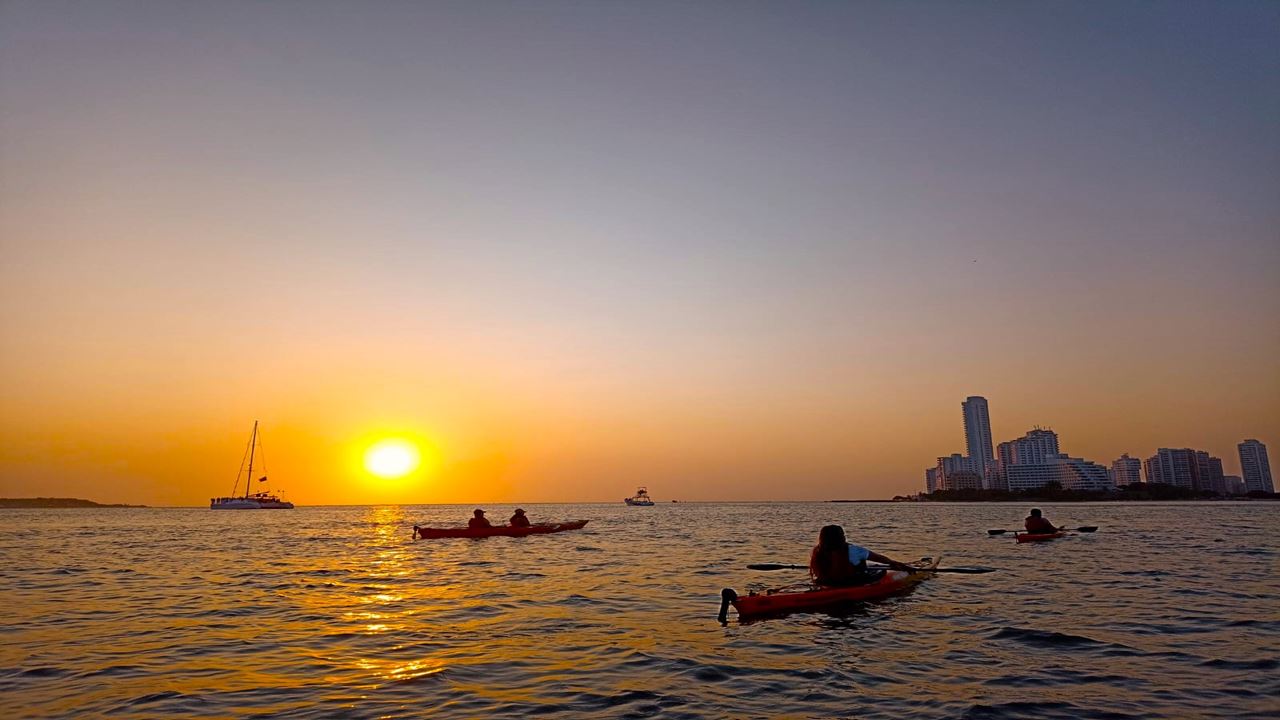 Coucher De Soleil À Carthagène En Kayak foto 5