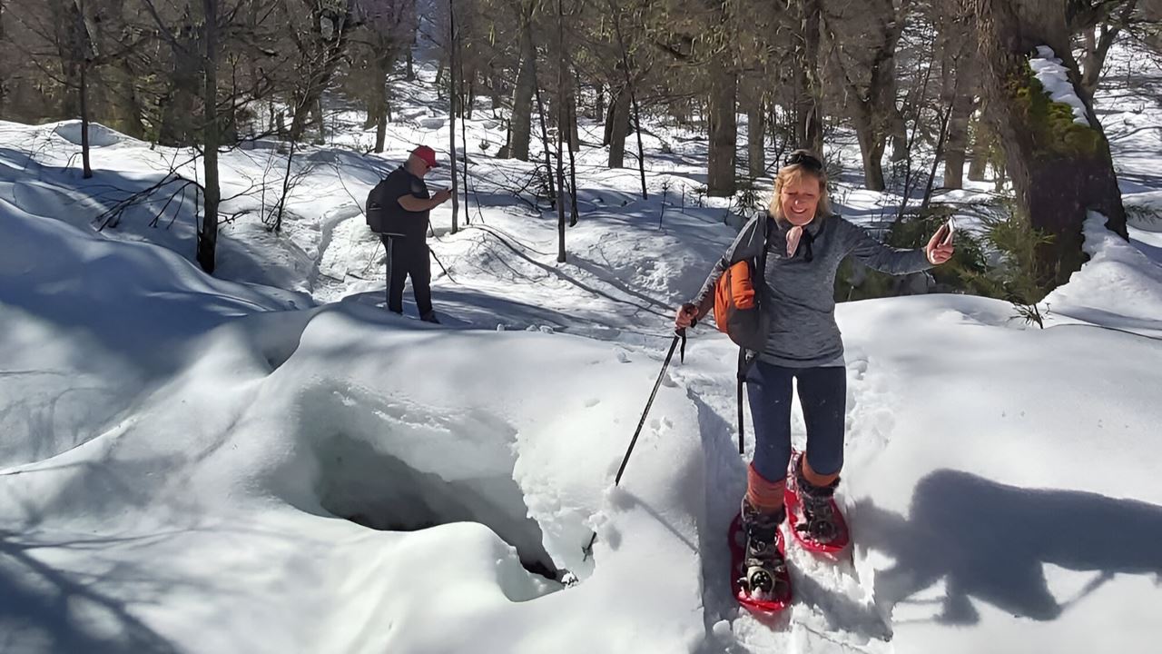 Schneeschuhwanderung Im Valle Escondido foto 3