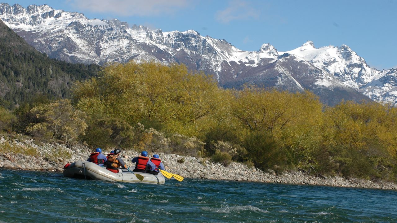 Rafting Auf Dem Rio Limay foto 1
