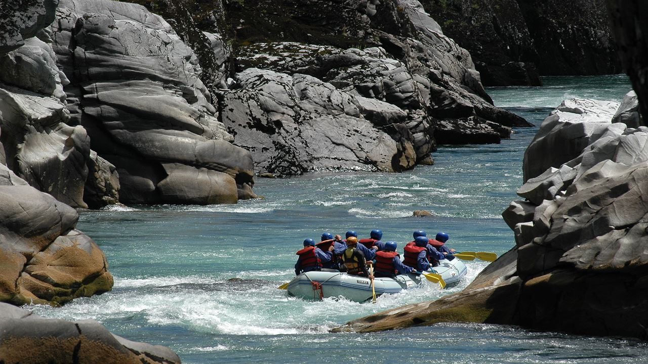 Rafting Auf Dem Rio Limay foto 3
