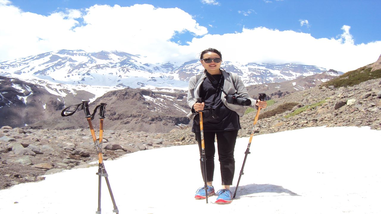 Trekking Al Volcán San José Con Termas Baños De Colina (7)