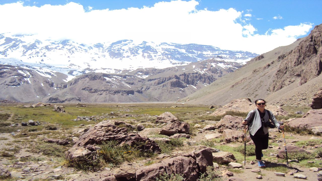 Trekking Al Volcán San José Con Termas Baños De Colina (8)