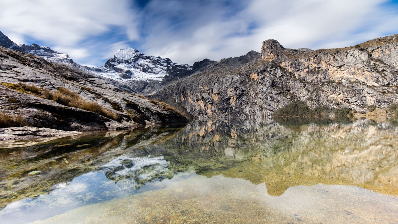 Lagoa Churup No Parque Nacional Huascaran foto 3