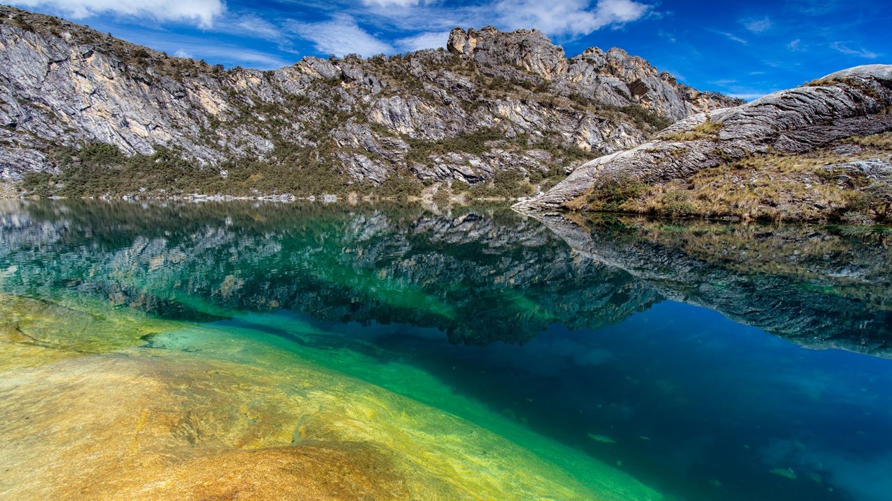 Lagoa Churup No Parque Nacional Huascaran foto 5