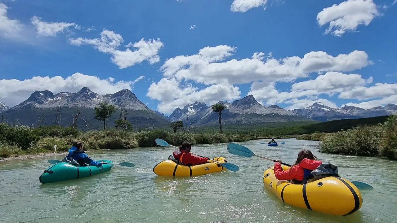 Packrafting In The Olivia River