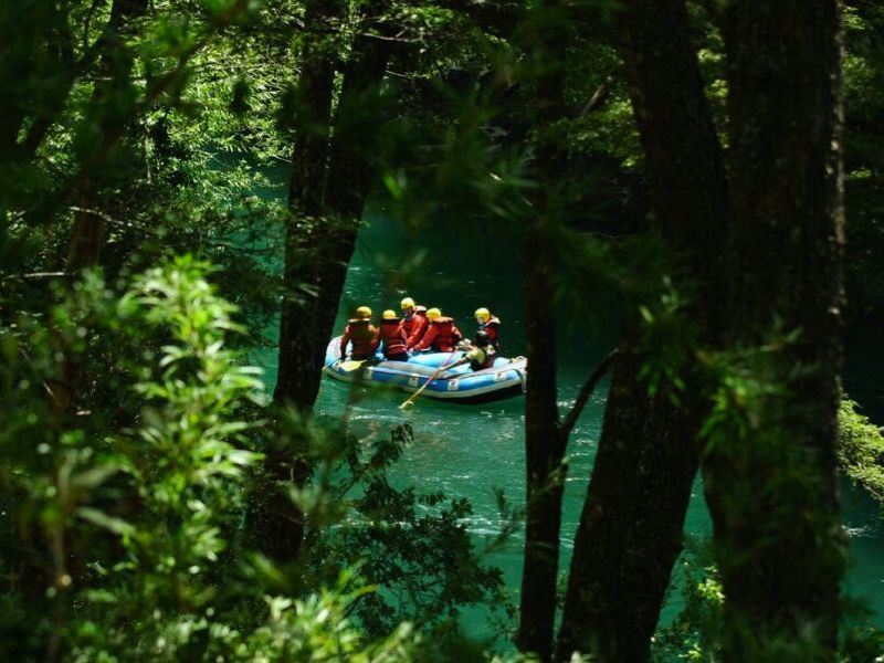 Family Rafting On The Manso River